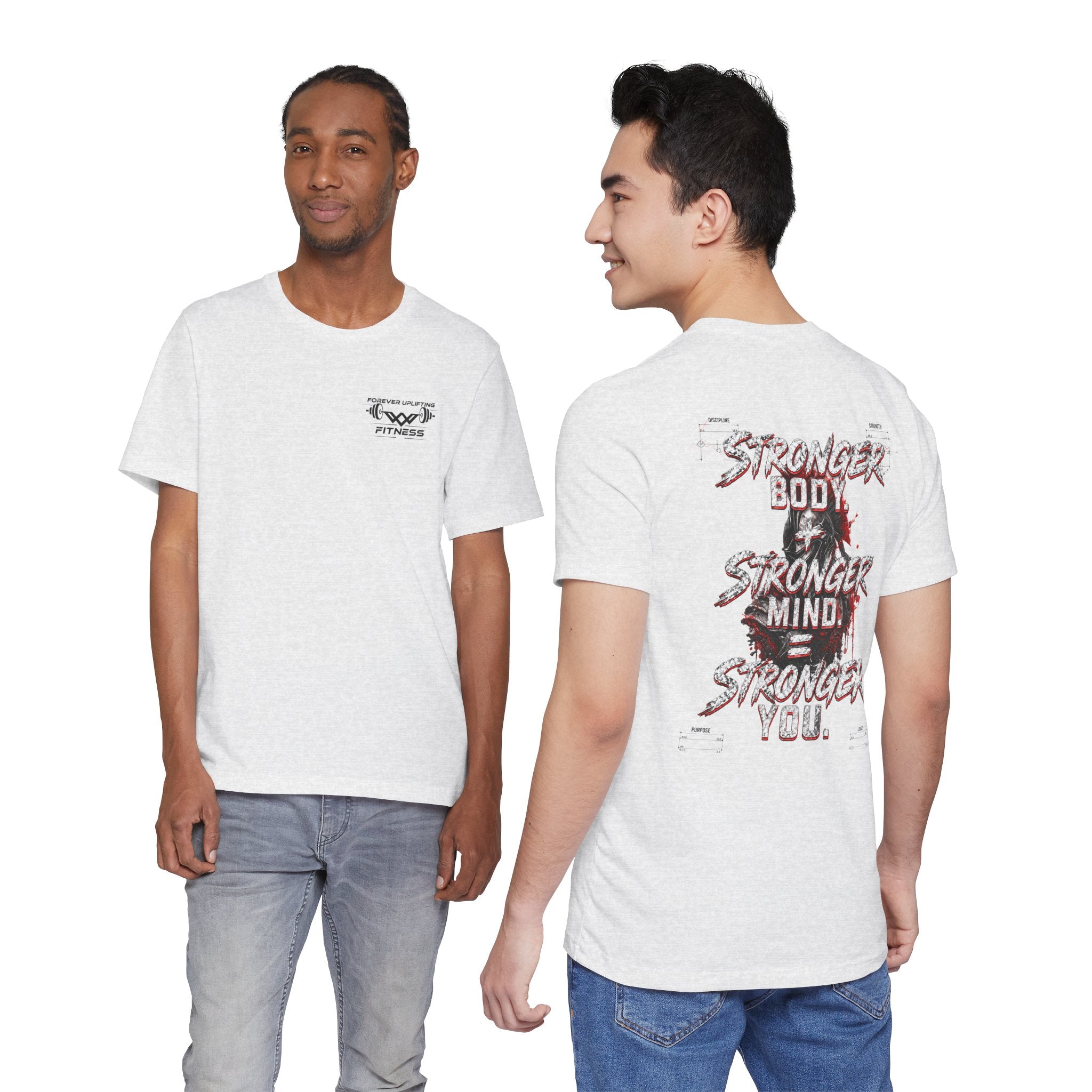 Stronger You Spartan Premium Gym T-Shirt | Forever Uplifting Fitness