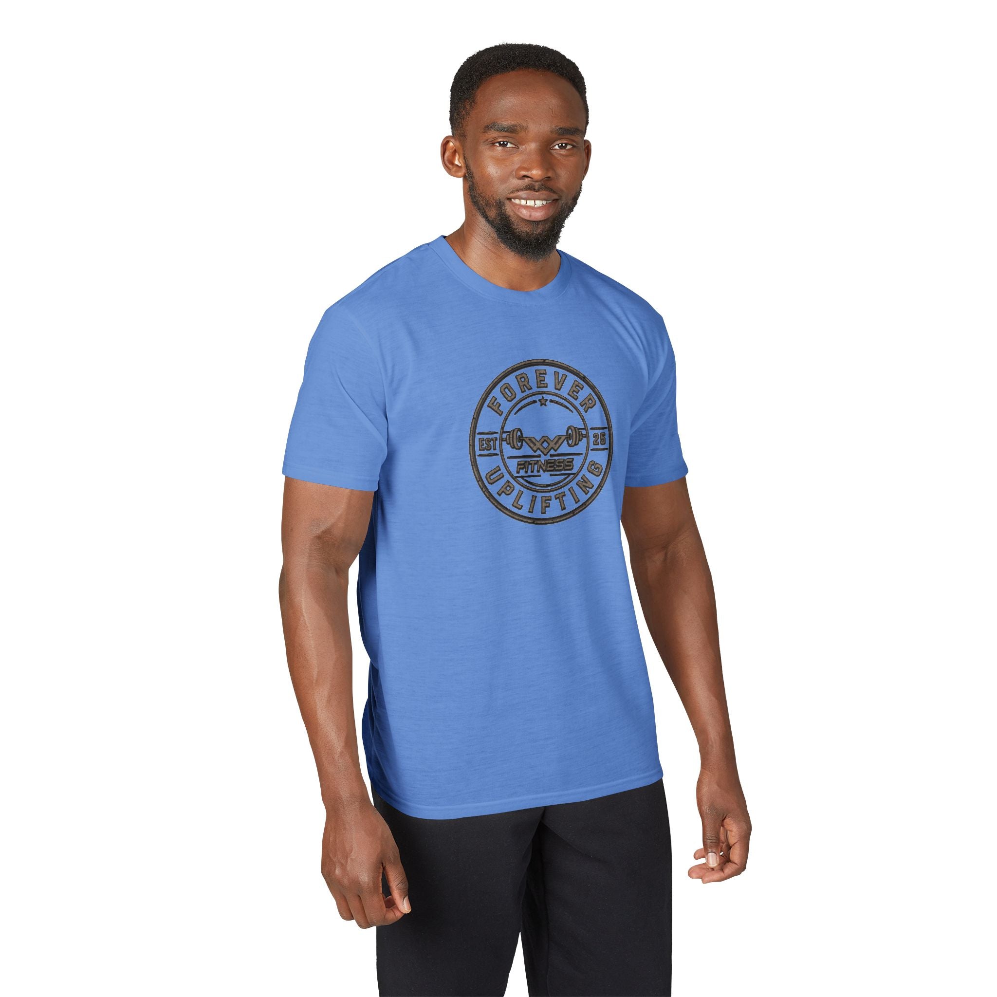 Vintage Circle Logo Performance Gym T-Shirt | Forever Uplifting Fitness