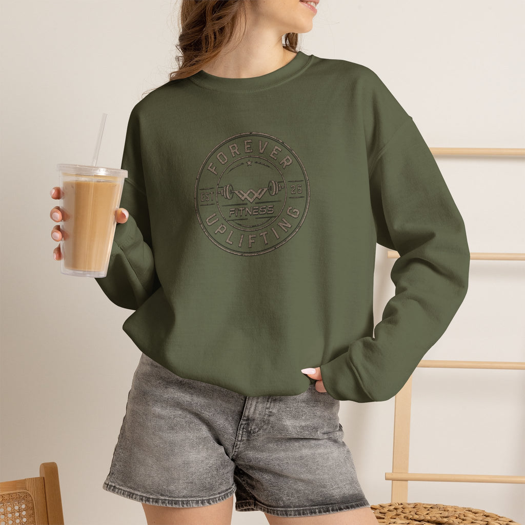Vintage Circle Logo Premium Sweatshirt | Forever Uplifting Fitness