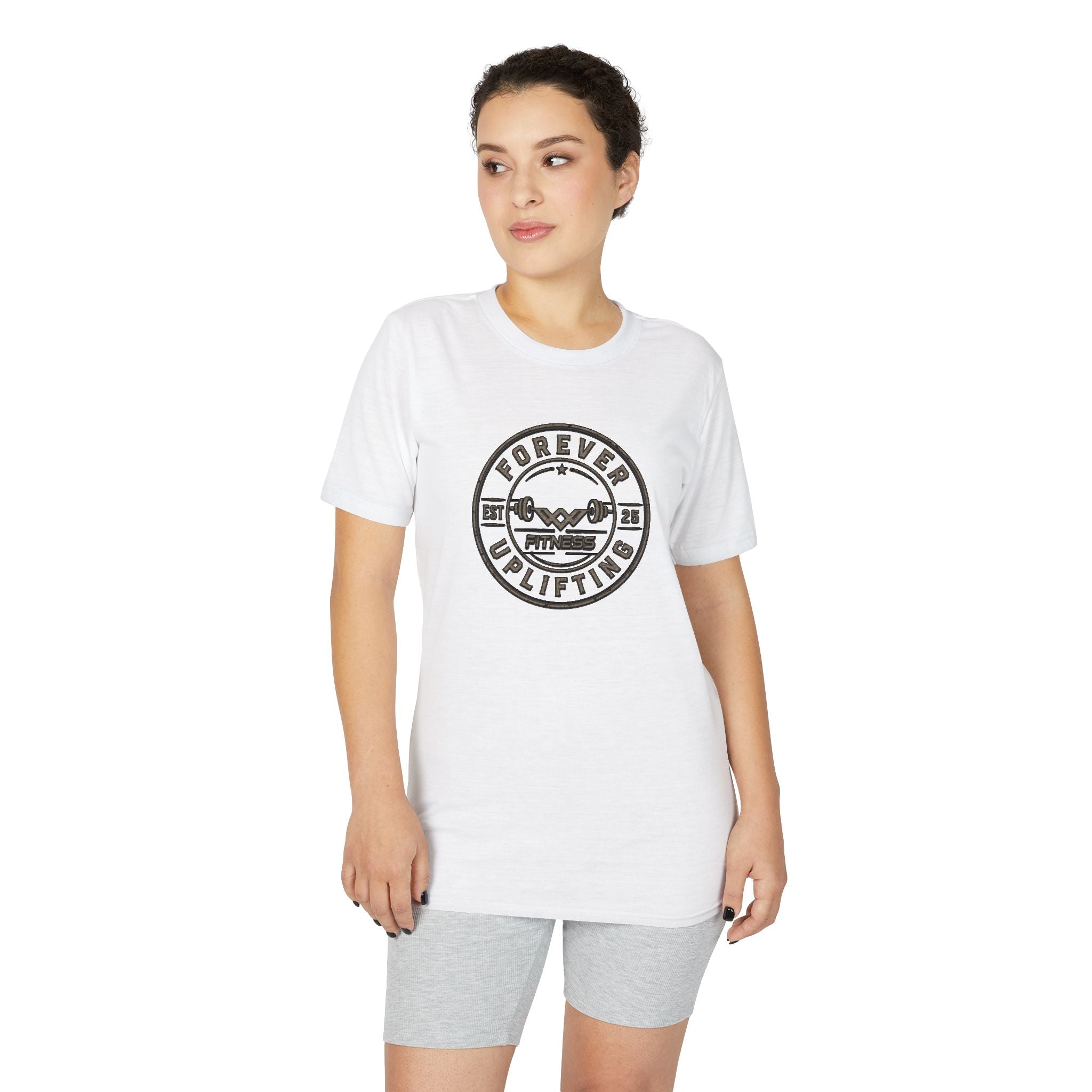 Vintage Circle Logo Performance Gym T-Shirt | Forever Uplifting Fitness
