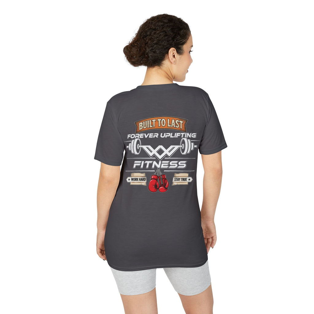 Built To Last Edition Performance Gym T-Shirt | Forever Uplifting Fitness