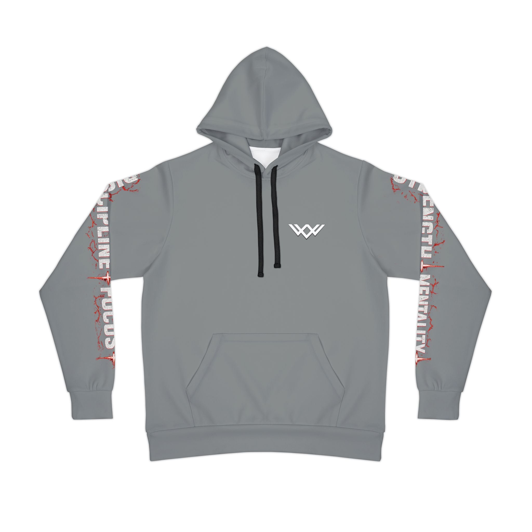 Stronger You Spartan Premium Gym Hoodie – Athletic Grey | Forever Uplifting Fitness