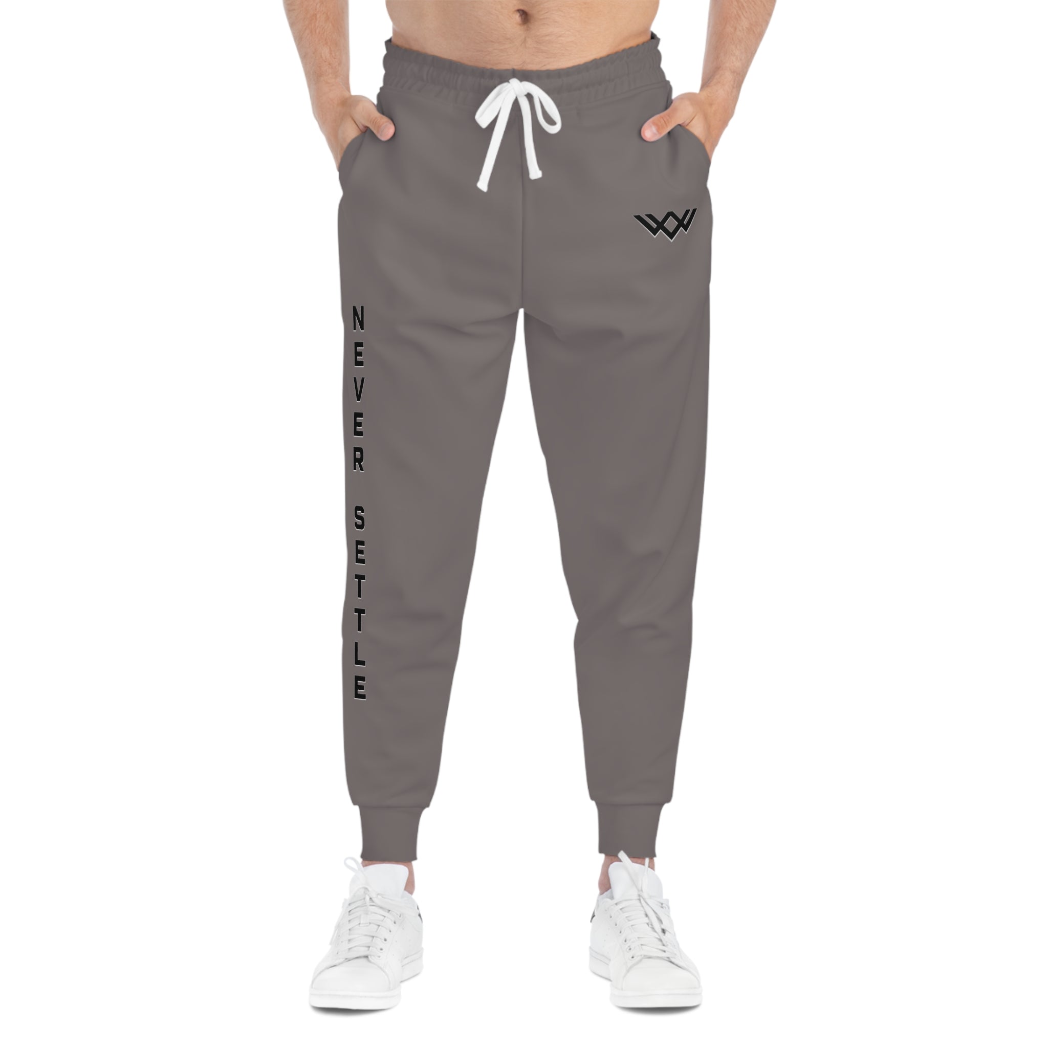 Never Settle Athletic Joggers | Forever Uplifting Fitness