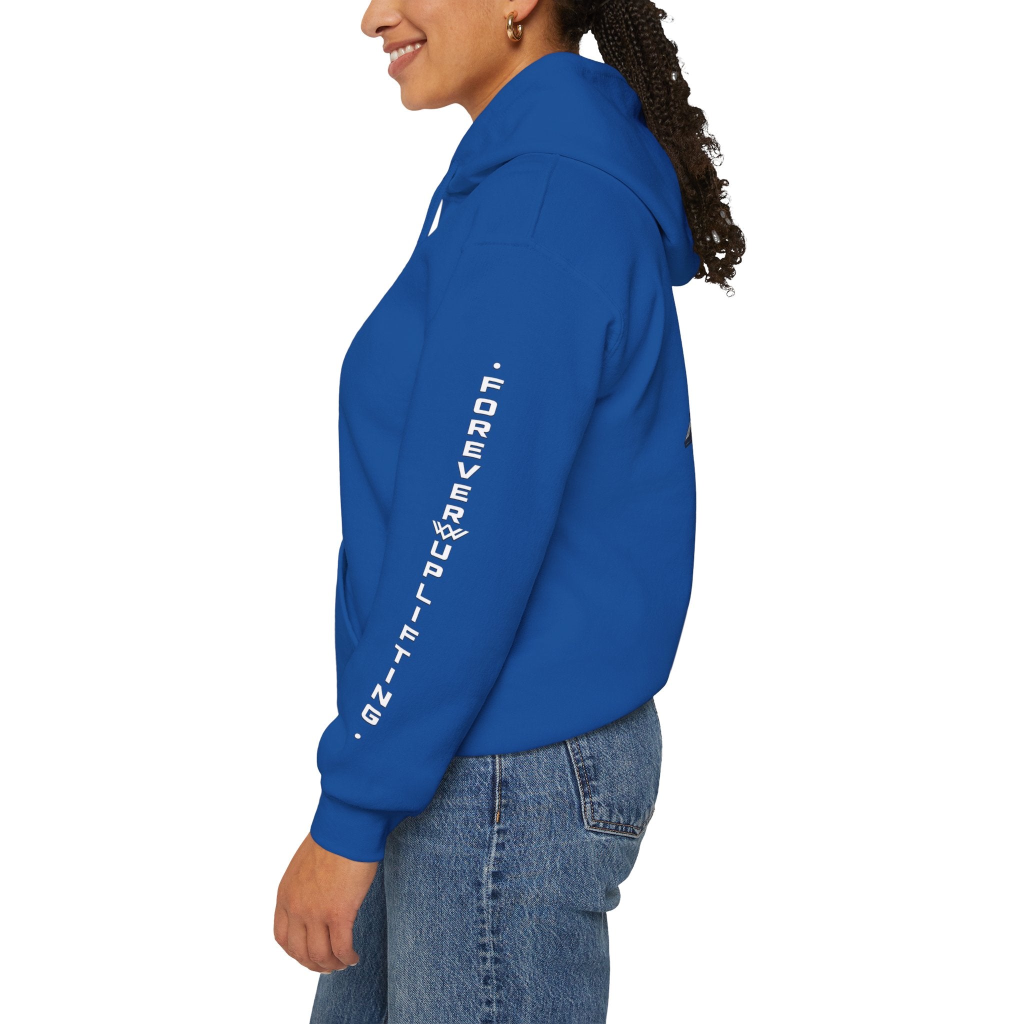 Motivational Pullover Hoodie – ForeverUP Graphic Edition | Forever Uplifting Studio
