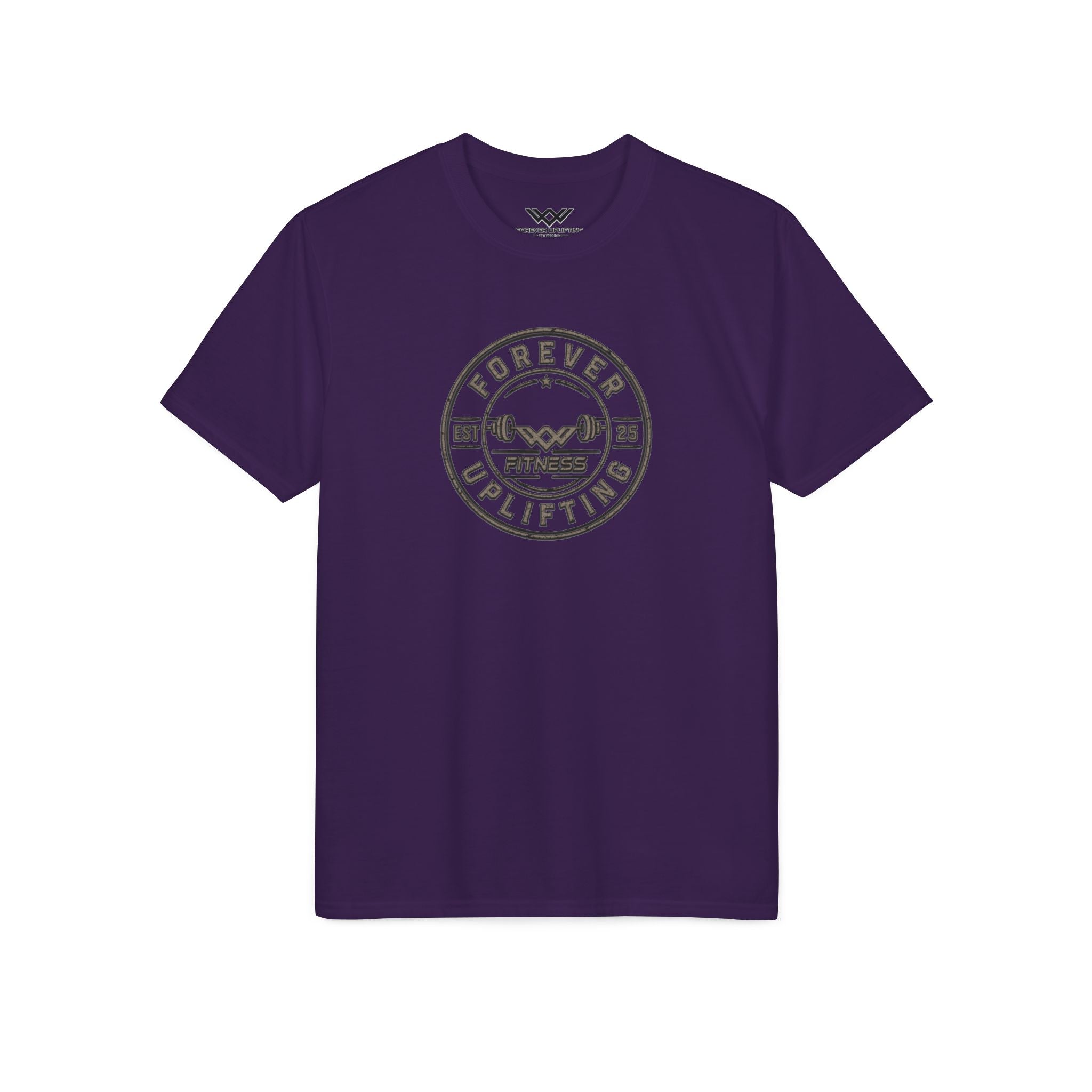 Vintage Circle Logo Performance Gym T-Shirt | Forever Uplifting Fitness
