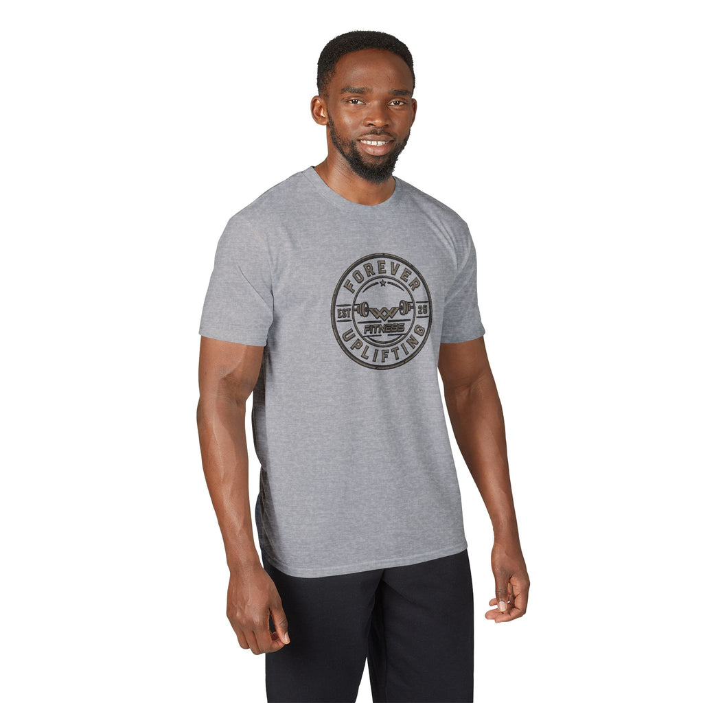 Vintage Circle Logo Performance Gym T-Shirt | Forever Uplifting Fitness
