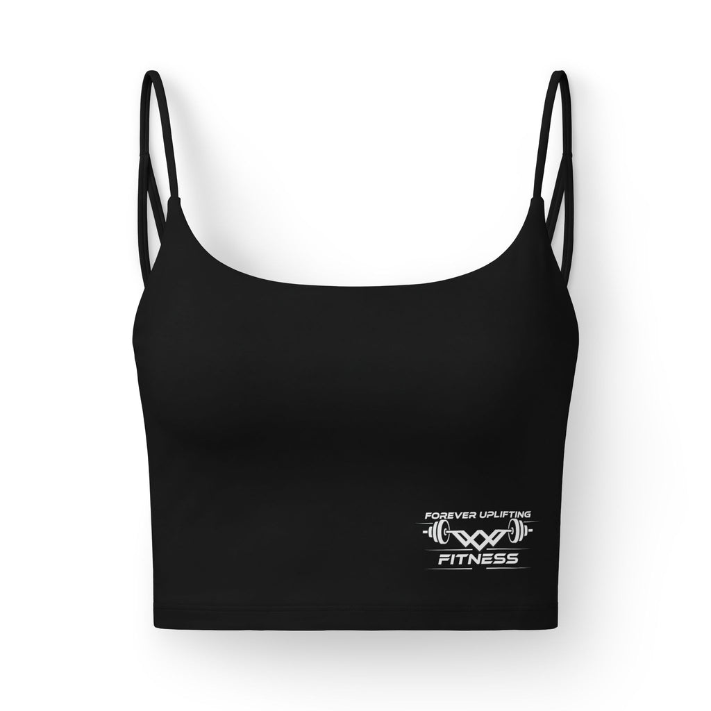 Women’s Luxe Bra — 'Never Settle' Fitness Crop Top