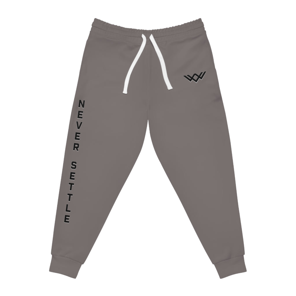 Never Settle Athletic Joggers | Forever Uplifting Fitness