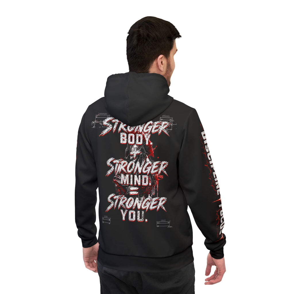 Stronger You Spartan Premium Gym Hoodie – Charcoal | Forever Uplifting Fitness