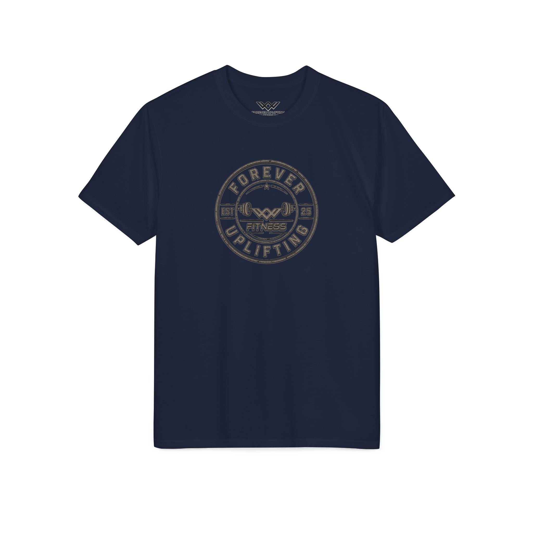 Vintage Circle Logo Performance Gym T-Shirt | Forever Uplifting Fitness