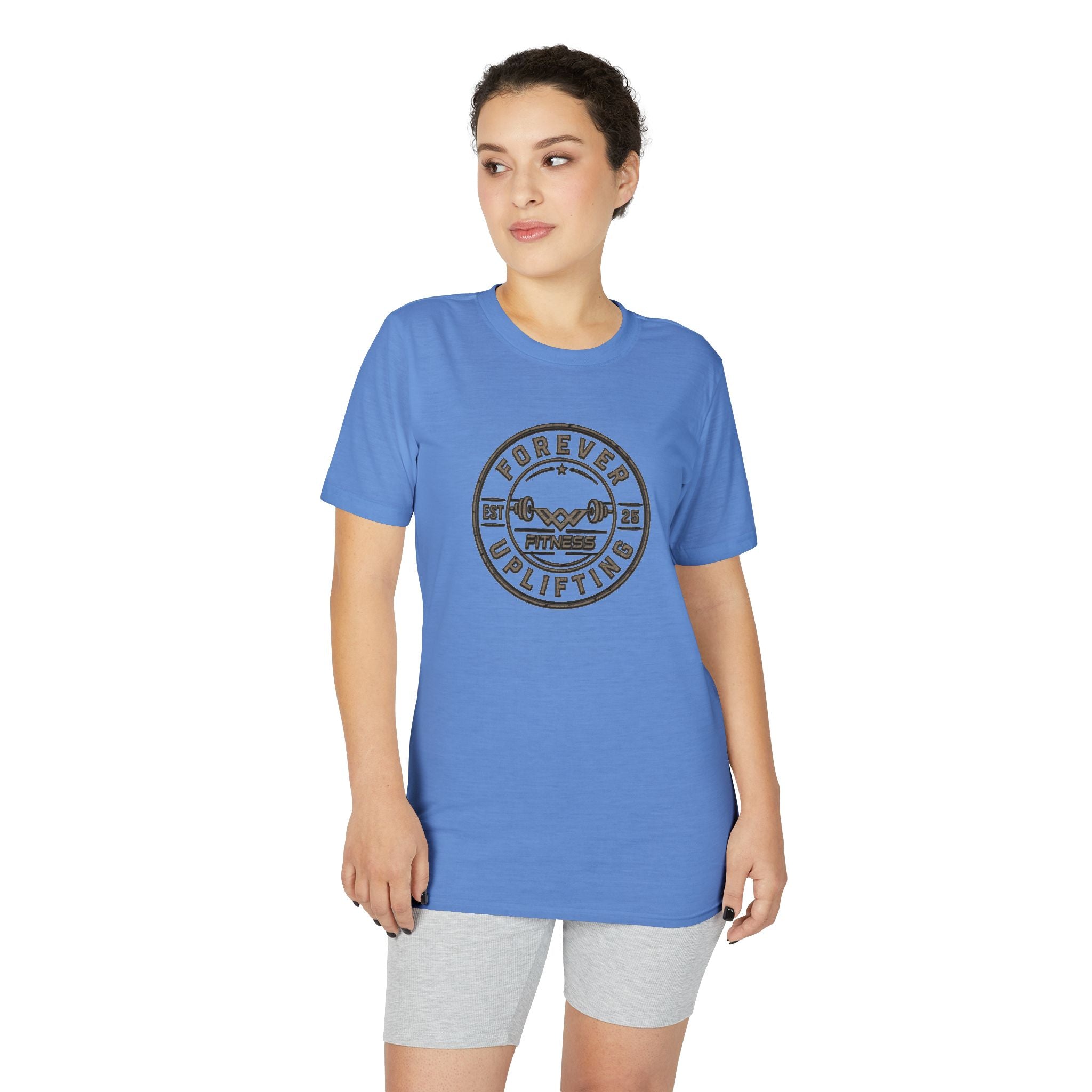 Vintage Circle Logo Performance Gym T-Shirt | Forever Uplifting Fitness