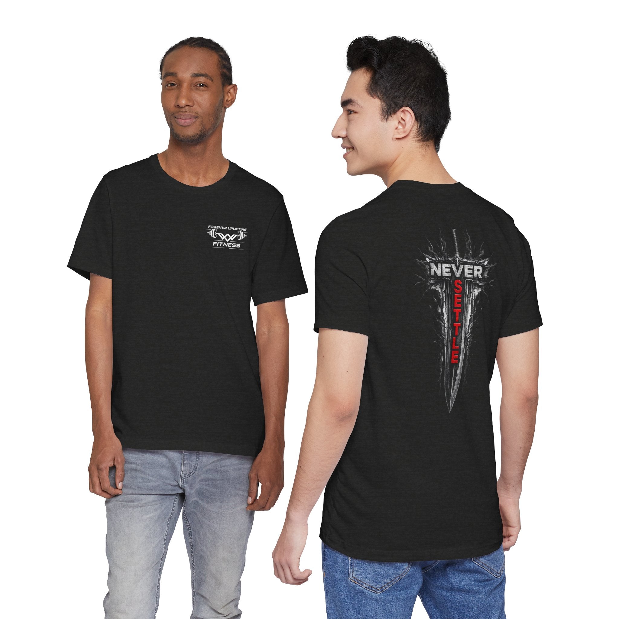 Forged In Discipline Premium Gym T-Shirt | Forever Uplifting Fitness