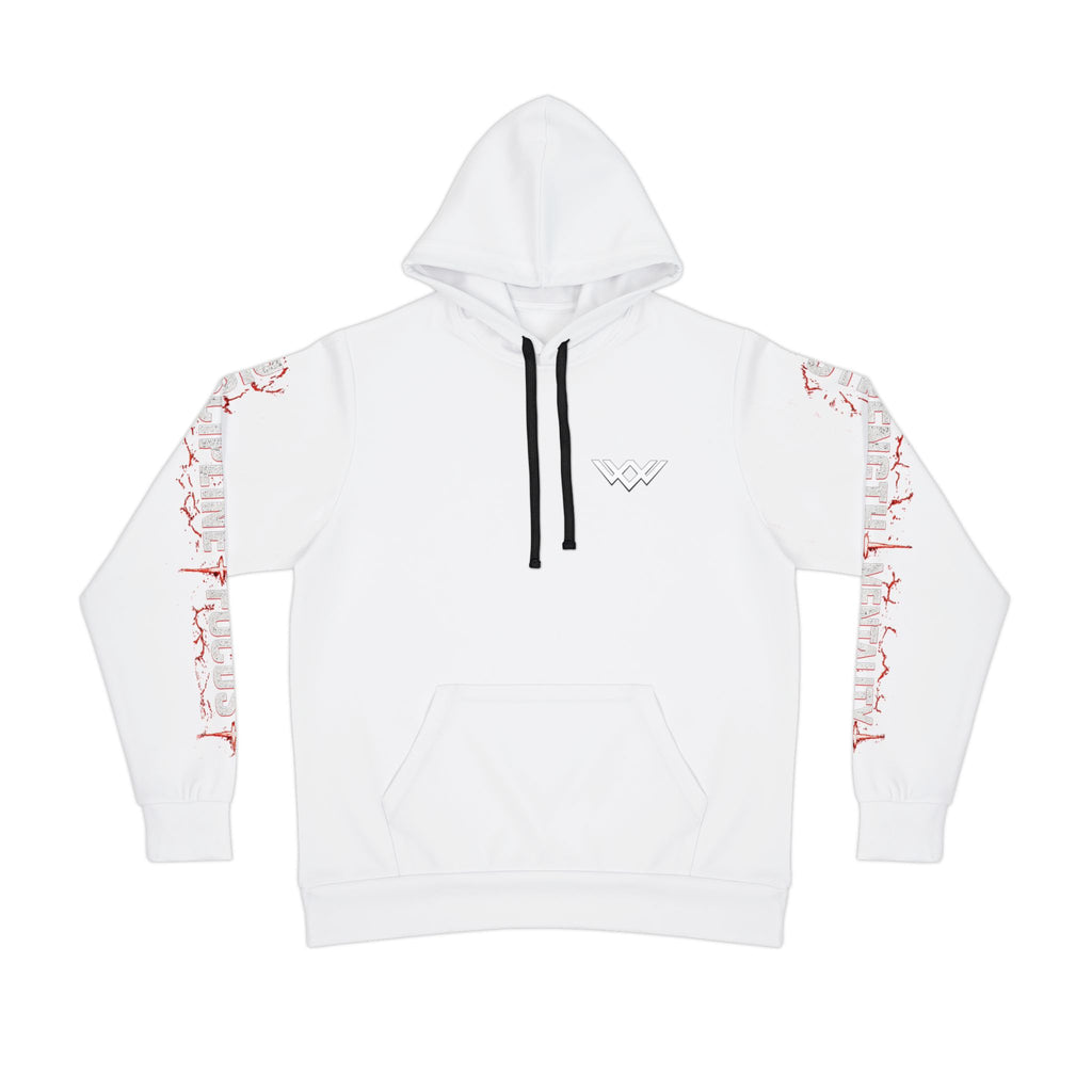 Stronger You™ Spartan Premium Gym Hoodie | White | Forever Uplifting Fitness™
