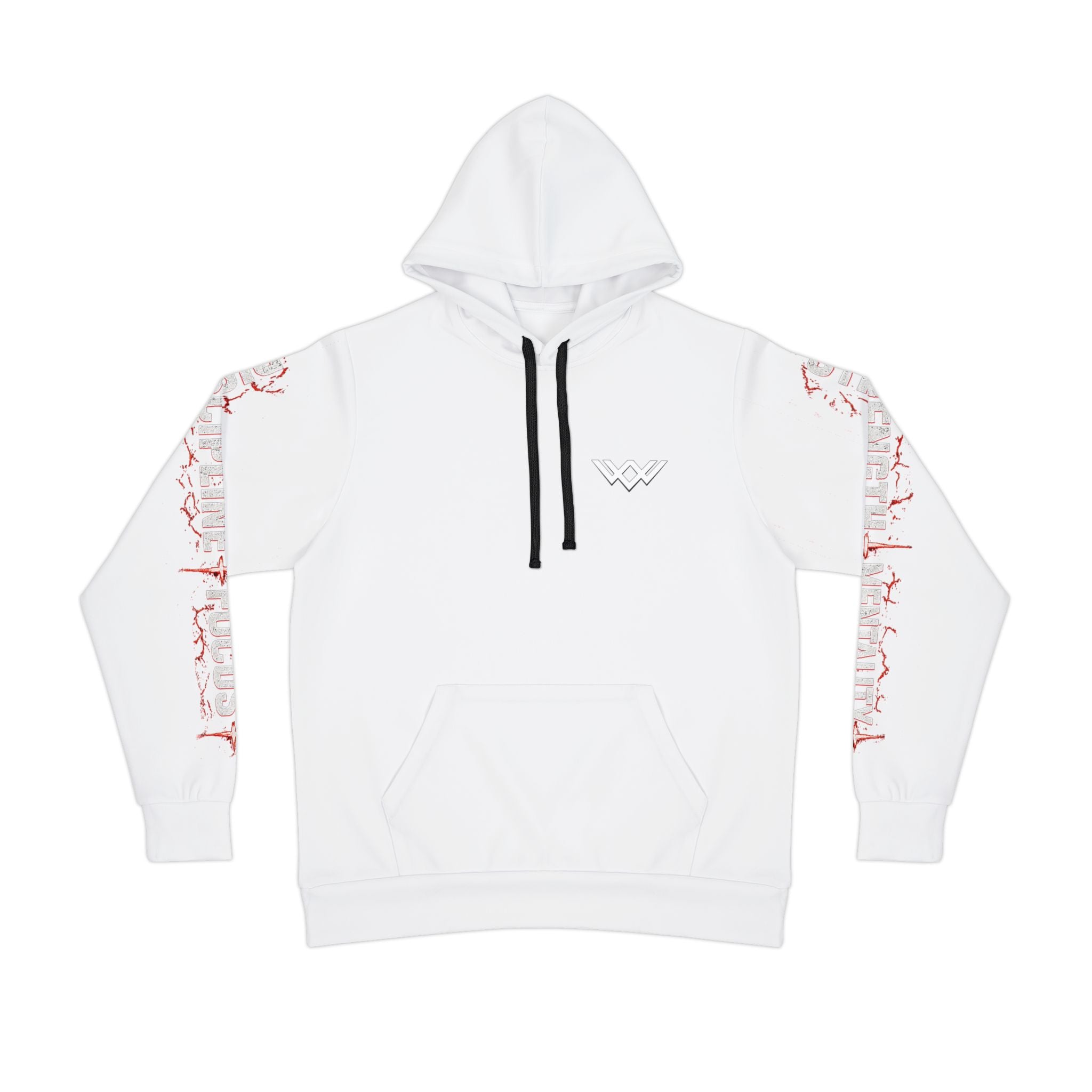 Stronger You™ Spartan Premium Gym Hoodie | White | Forever Uplifting Fitness™