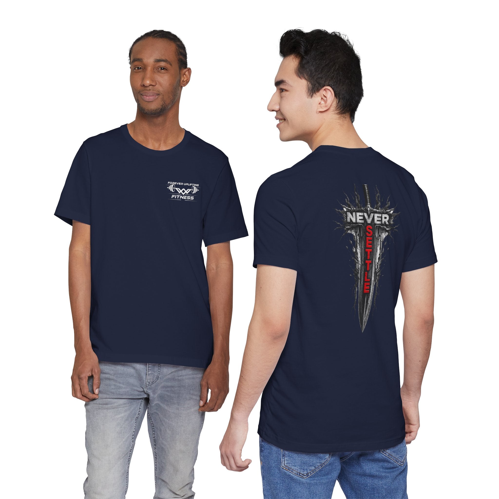 Forged In Discipline Premium Gym T-Shirt | Forever Uplifting Fitness