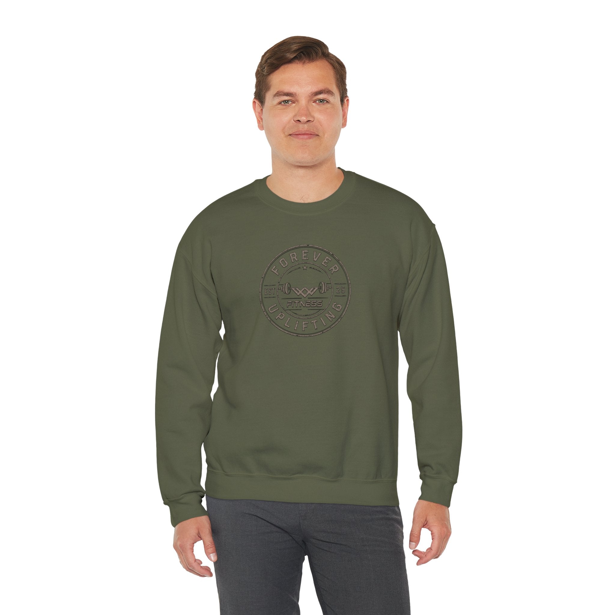 Vintage Circle Logo Premium Sweatshirt | Forever Uplifting Fitness